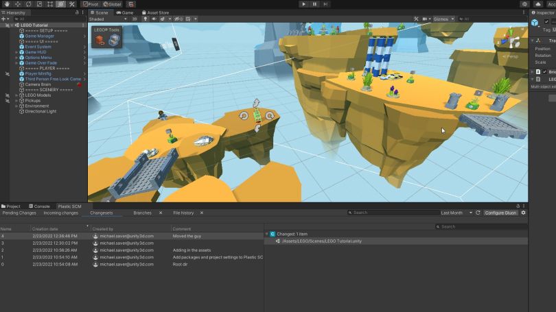 Unity のアーティスト向けバージョン管理