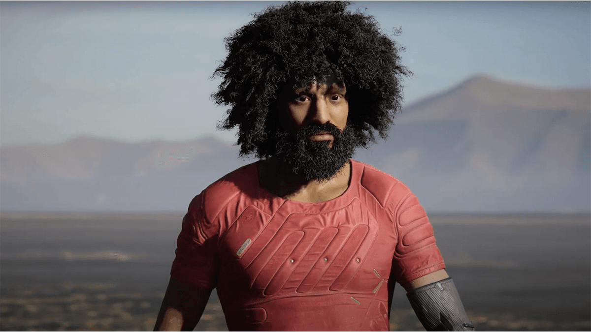 모발 시뮬레이션 스틸 샷