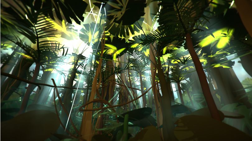 Forest scene from Godwana