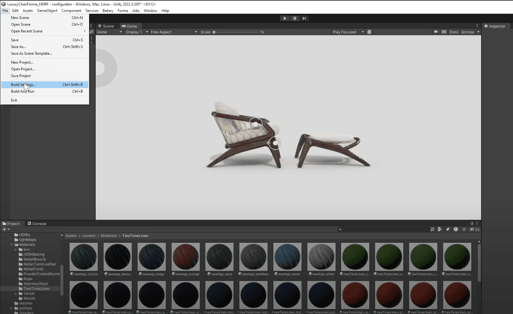Produkt-Walkthrough Unity Industry
