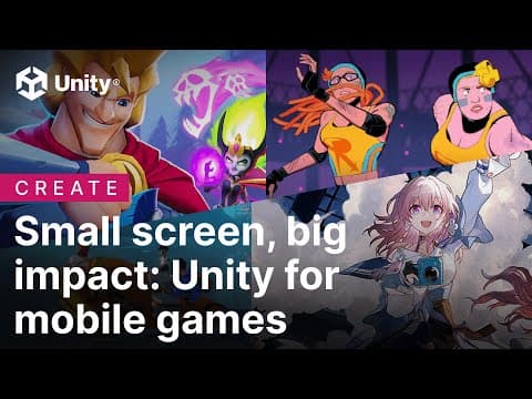 使用 Unity 制作移动游戏